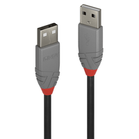Miniatura 1 de 1M USB 2.0 TYPE A CABLE ANTHRA LINE
