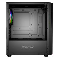 Miniatura 4 de UNYKA  Caja Micro ATX MINI GLAYZE RGB Negro