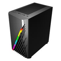 Miniatura 6 de UNYKA  Caja Micro ATX MINI GLAYZE RGB Negro