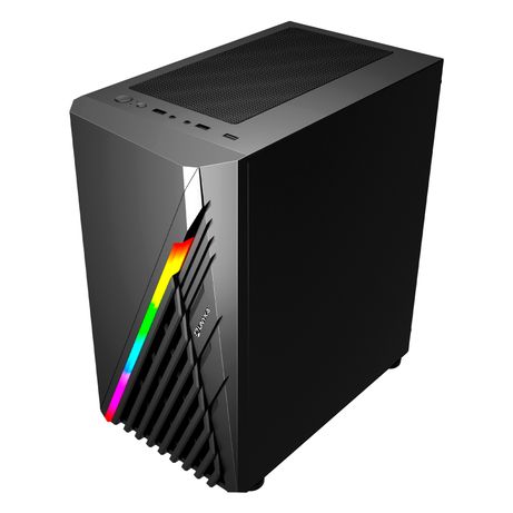 UNYKA Caja Micro ATX MINI GLAYZE RGB Negro - Imagen 6 de 7 UNYKA Caja Micro ATX MINI GLAYZE RGB Negro - Imagen 6 de 7