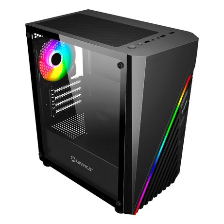 UNYKA Caja Micro ATX MINI GLAYZE RGB Negro - Imagen 7 de 7 UNYKA Caja Micro ATX MINI GLAYZE RGB Negro - Imagen 7 de 7