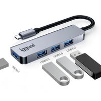 Miniatura 4 de iggual Hub USB 3.0 tipo C x 4 puertos HUB-C-4p