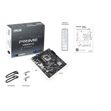 Asus Intel PRIME H810M-E-CSM LGA 1851 (Socket V1) - Imagen 6 de 9 Asus Intel PRIME H810M-E-CSM LGA 1851 (Socket V1) - Imagen 6 de 9