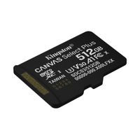 Miniatura 3 de 512GB micSDXC Canvas Select Plus Gen3 150R A1 Single Pack w/o ADP