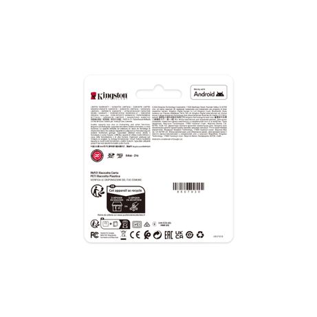 512GB micSDXC Canvas Select Plus Gen3 150R A1 Single Pack w/o ADP - Imagen 5 de 7 512GB micSDXC Canvas Select Plus Gen3 150R A1 Single Pack w/o ADP - Imagen 5 de 7