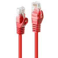 Miniatura 1 de LINDY 0.5M CAT.6 U/UTP CABLE, RED (48181)