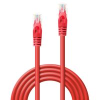 Miniatura 2 de LINDY 0.5M CAT.6 U/UTP CABLE, RED (48181)