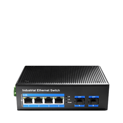 SWITCH CUDY 4-PORT GIGABIT INDUSTRIAL POE WITH 2 GIGABIT SFP PORT
