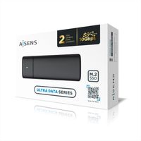 Miniatura 6 de Caja aisens para disco ssd m.2 usb 3.1 negro ASM2-001B