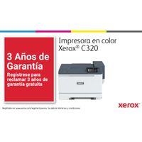 Miniatura 9 de XEROX  Xerox C320 A4 33 ppm Impresora inalámbrica a doble cara PS3 PCL5e/6 2 bandejas Total 251 hojas  Laser Wifi Dúplex Color