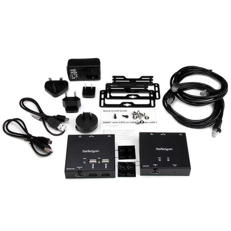 EXTENSOR HDMI POR CABLE CAT6 CON HUB USB 4 PUERTOS 50M 10 80 - Imagen 6 de 6 EXTENSOR HDMI POR CABLE CAT6 CON HUB USB 4 PUERTOS 50M 10 80 - Imagen 6 de 6