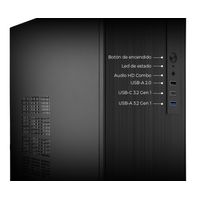 Miniatura 5 de COOLBOX  COOLBOX CAJA MATX M460 USB-C 3.2 GEN1 SGCC 0.8MM BASIC500GR 500W