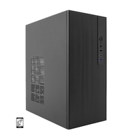 Miniatura 1 de COOLBOX  COOLBOX CAJA MATX M460 USB-C 3.2 GEN1 SGCC 0.8MM SIN FTE  Negro