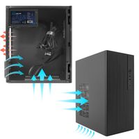 Miniatura 7 de COOLBOX  COOLBOX CAJA MATX M460 USB-C 3.2 GEN1 SGCC 0.8MM SIN FTE  Negro