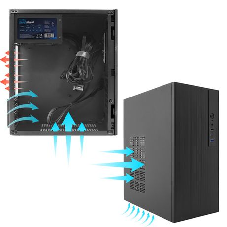 COOLBOX COOLBOX CAJA MATX M460 USB-C 3.2 GEN1 SGCC 0.8MM SIN FTE Negro - Imagen 7 de 9 COOLBOX COOLBOX CAJA MATX M460 USB-C 3.2 GEN1 SGCC 0.8MM SIN FTE Negro - Imagen 7 de 9