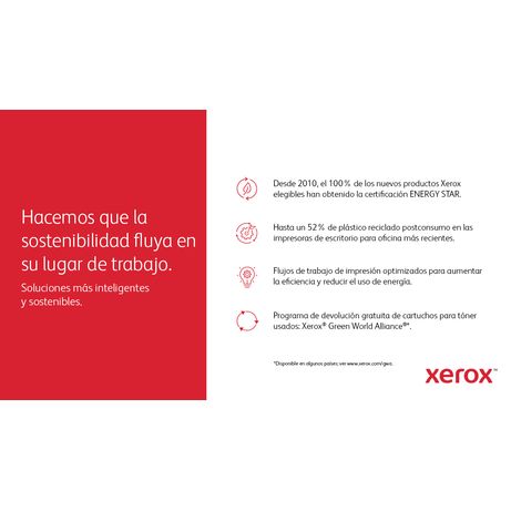 XEROX Xerox C410 A4 40 ppm Impresora a doble cara PS3 PCL5e/6 2 bandejas 251 hojas Laser Dúplex Color - Imagen 12 de 12 XEROX Xerox C410 A4 40 ppm Impresora a doble cara PS3 PCL5e/6 2 bandejas 251 hojas Laser Dúplex Color - Imagen 12 de 12