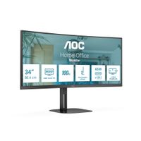 Miniatura 3 de AOC CU34V5C/BK 34" LED VA Wide Quad HD HDMI Altavoces