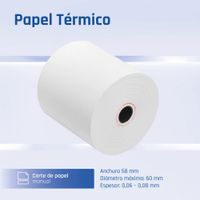 Miniatura 15 de iggual Impresora térmica TP EASY 58 USB+RJ11 negra