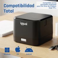 Miniatura 21 de iggual Impresora térmica TP EASY 58 USB+RJ11 negra