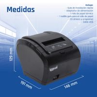 Miniatura 19 de iggual Impresora Térmica TP8002 USB+RS232+Ethernet
