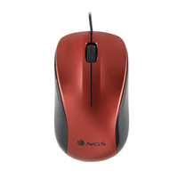 Miniatura 1 de RATON NGS CREW OPTICO 1200DPI USB NEGRO/ROJO