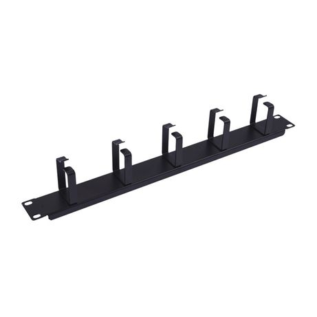 PANEL ORGANIZADOR DE CABLES COLOR NEGRO 1U PARA ARMARIO RACK GUIAS METALICAS - Imagen 2 de 7 PANEL ORGANIZADOR DE CABLES COLOR NEGRO 1U PARA ARMARIO RACK GUIAS METALICAS - Imagen 2 de 7
