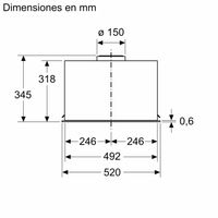 Miniatura 9 de GRUPO FILTRANTE BALAY 3BF377EX ANCHO 70 CM INOX