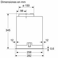 Miniatura 10 de GRUPO FILTRANTE BALAY 3BF377EX ANCHO 70 CM INOX