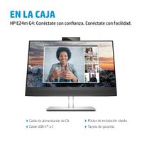 Miniatura 10 de HP E24m G4 FHD USB-C Conferencing Monitor   23.8" LCD IPS Full HD HDMI Altavoces