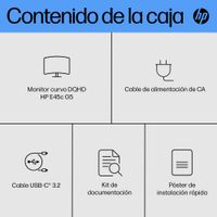 Miniatura 10 de HP Monitor curvo DQHD HP E45c G5   44.5" LCD VA Dual QHD HDMI Altavoces