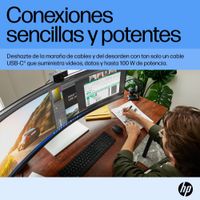 Miniatura 13 de HP Monitor curvo DQHD HP E45c G5   44.5" LCD VA Dual QHD HDMI Altavoces