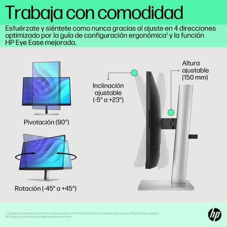 HP Monitor FHD HP E22 G5 E-Series 21.5" LCD IPS Full HD HDMI - Imagen 9 de 11 HP Monitor FHD HP E22 G5 E-Series 21.5" LCD IPS Full HD HDMI - Imagen 9 de 11