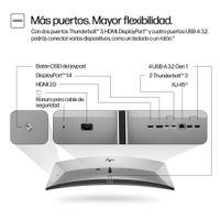 Miniatura 10 de MONITOR HP Monitor 5K2K para conferencias HP serie 7 Pro de 39,7 pulgadas -740pm   39.7" IPS 5120 x 2160 HDMI Altavoces