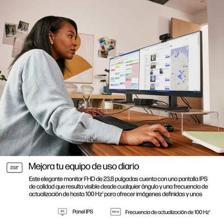 HP Monitor FHD HP Series 3 Pro de 23,8 pulgadas - 324pf Series 3 Pro 23.8" LCD IPS Full HD HDMI VGA - Imagen 14 de 16 HP Monitor FHD HP Series 3 Pro de 23,8 pulgadas - 324pf Series 3 Pro 23.8" LCD IPS Full HD HDMI VGA - Imagen 14 de 16