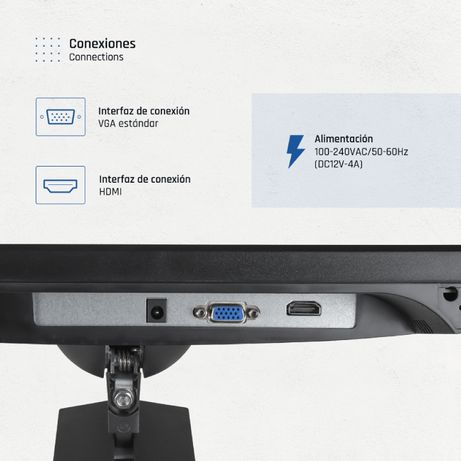 IGGUAL Monitor 27" VGA HDMI 120Hz pivotante AA MM 27" LED IPS Full HD HDMI VGA Altavoces - Imagen 14 de 25 IGGUAL Monitor 27" VGA HDMI 120Hz pivotante AA MM 27" LED IPS Full HD HDMI VGA Altavoces - Imagen 14 de 25