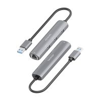Miniatura 4 de AISENS USB3 0 Dock USB A A Ethernet Gigabit   Hub 3xUSB A  Gris  15cm