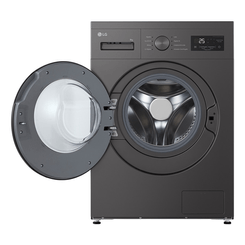 LAVADORA CARGA FRONTAL LG F4A10S8NDK 8 KG 1400 RPM A GRAFITO