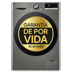 LAVADORA CARGA FRONTAL LG F4WR7009AGS 9 KG 1400 RPM A INOX