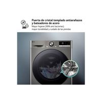 Miniatura 8 de LAVADORA CARGA FRONTAL LG F4WR7009AGS 9 KG 1400 RPM A INOX