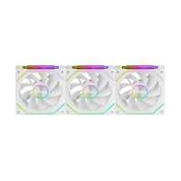 Miniatura 1 de KIT 3xVENTILADOR INTERNO ARG MARS GAMING MF-LINKFINITY KIT BLANCO MODULARES PWM 120mm ASPAS INVERTID