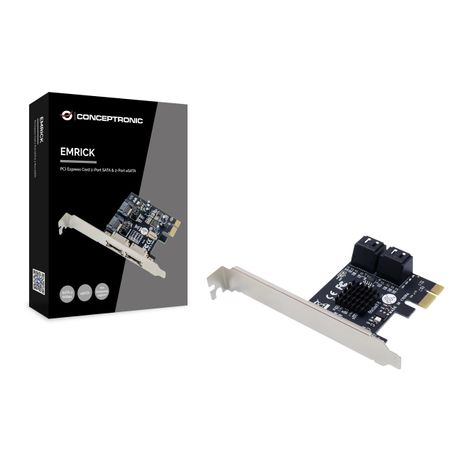 CONTROLADORA PUERTOS CONCEPTRONIC SATA-3 POR PCI EXPRES C05-150 - Imagen 3 de 3 CONTROLADORA PUERTOS CONCEPTRONIC SATA-3 POR PCI EXPRES C05-150 - Imagen 3 de 3
