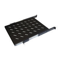 Miniatura 1 de WP 4 MOUNTING EARS SLIDING SHELF DEPTH 600 MM, BLACK , (DEPTH 350 MM) (WPN-ASS-141060-B)