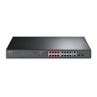 Miniatura 1 de 16 POE+ 10/100MBPS RJ45P 2GB RJ45 PORTS AND 2 COMBO GB IN