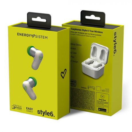 AURICULARES BLUETOOTH ENERGY SISTEM STYLE 6 BLANCOS - Imagen 6 de 6 AURICULARES BLUETOOTH ENERGY SISTEM STYLE 6 BLANCOS - Imagen 6 de 6