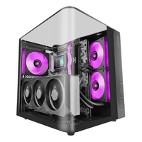 Miniatura 1 de CAJA ATX CUBE MARS GAMING MCINFINIOLITE NEGRA CRISTAL TEMPLADO CURVO GPU 325mm