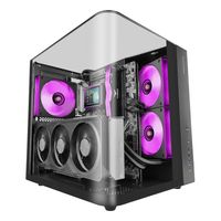 Miniatura 2 de CAJA ATX CUBE MARS GAMING MCINFINIOLITE NEGRA CRISTAL TEMPLADO CURVO GPU 325mm