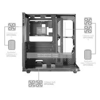 Miniatura 6 de CAJA ATX CUBE MARS GAMING MCINFINIOLITE NEGRA CRISTAL TEMPLADO CURVO GPU 325mm