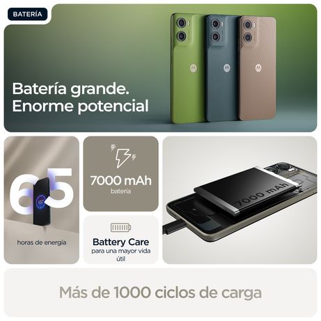 MOTOROLA moto g06 power moto g06 power 6.88" 4G 8GB/256GB Caqui - Imagen 14 de 19 MOTOROLA moto g06 power moto g06 power 6.88" 4G 8GB/256GB Caqui - Imagen 14 de 19