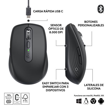 Logitech MX Anywhere 3S Graphite - Imagen 16 de 20 Logitech MX Anywhere 3S Graphite - Imagen 16 de 20