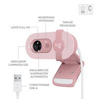 Miniatura 12 de WEBCAM BRIO 100 FHD WEBCAM ROSE ROSE USB-EMEA28-935 WEBC AM
